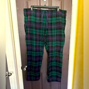Old Navy Plaid Flannel Pajama Pants Color Blackwatch Plaid Size XXL